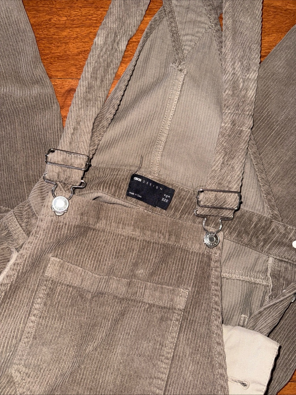 ASOS Corduroy Olive Green Overalls for Women - Picture 8 of 8